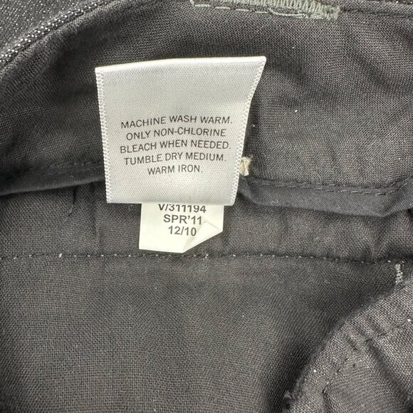 NWT Banana Republic Womens Black Mid Rise Flared Trouser Jean Sz. 31/12L - Picture 10 of 12